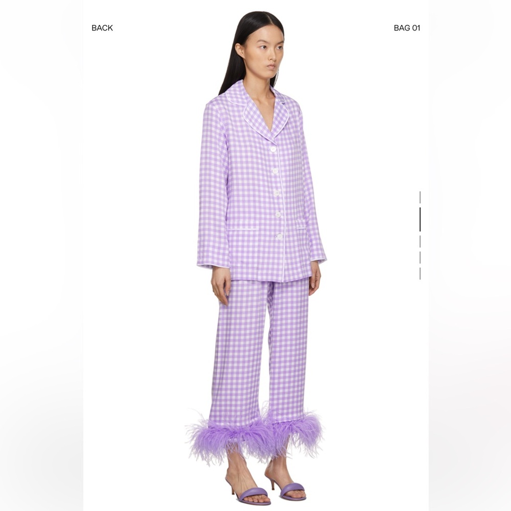 Sleeper  Check Party Pajamas Set